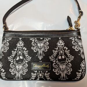 Dooney & Bourke Disney Parks Haunted Mansion Jack Skellington wristlet, 